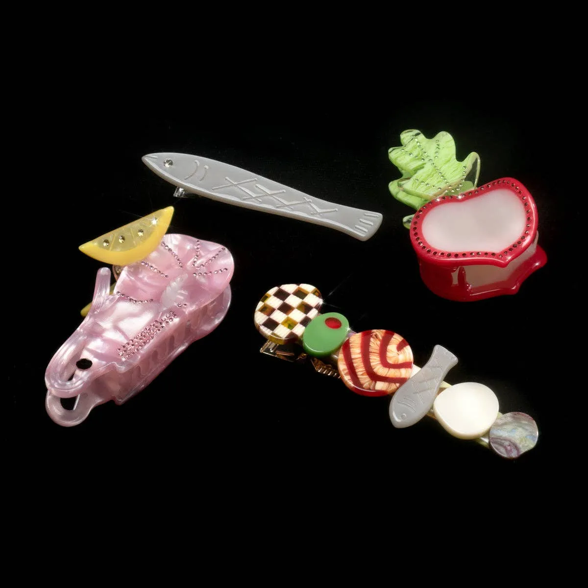 Hors D’oeuvre Appetizer Hair Clip