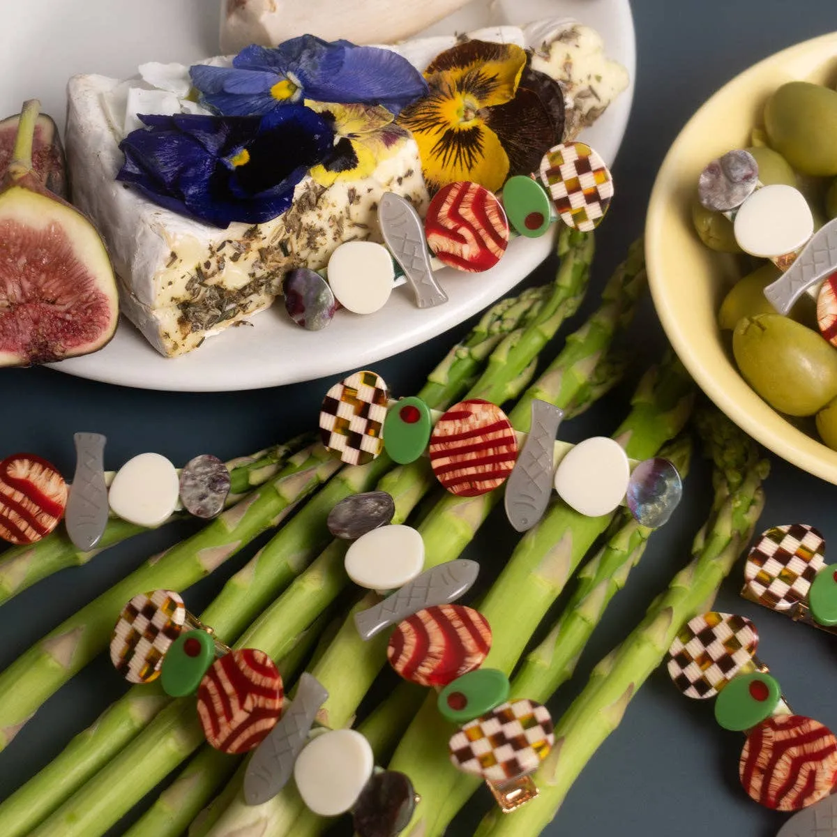 Hors D’oeuvre Appetizer Hair Clip