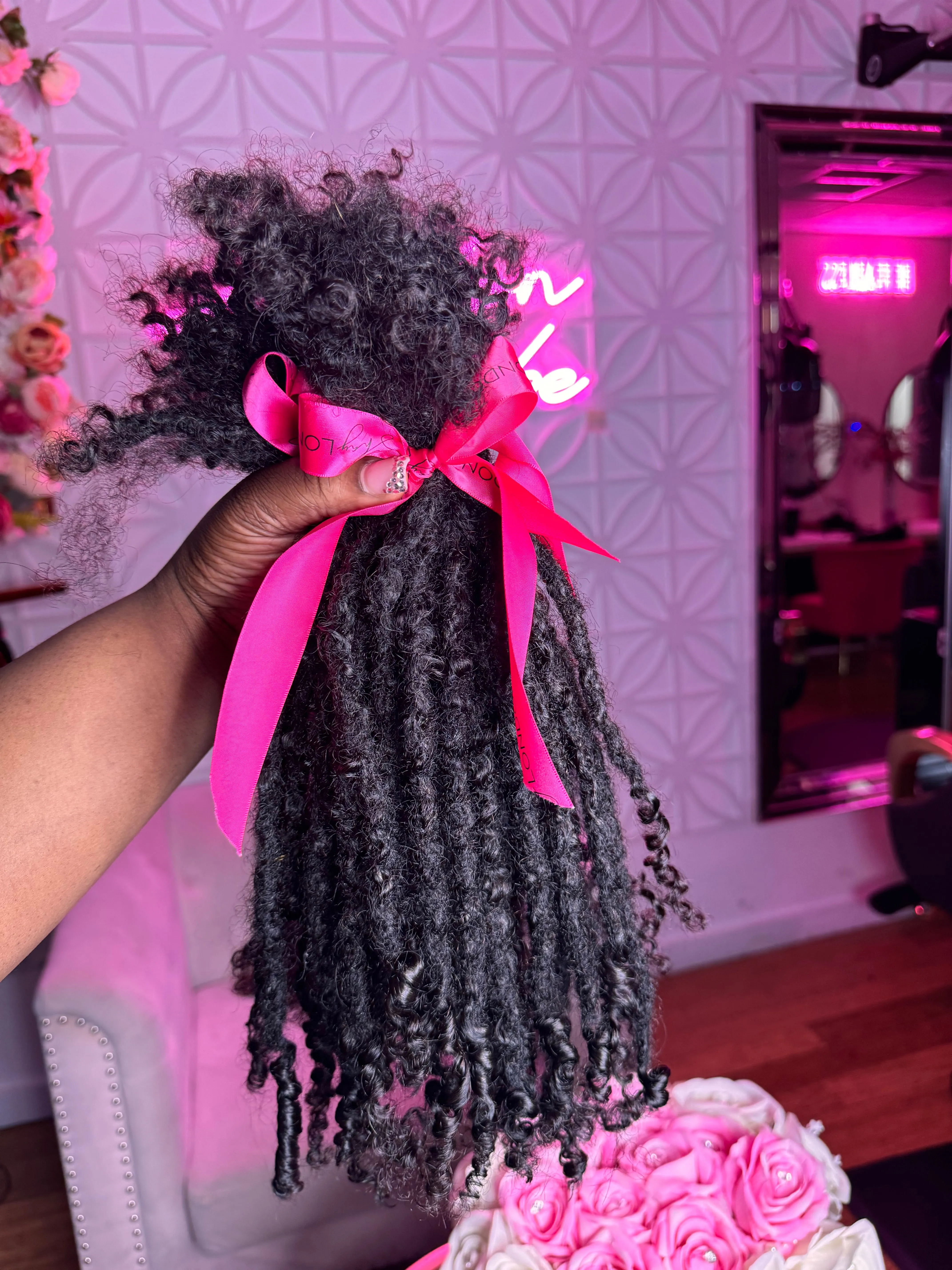 Human Hair Loc Extensions 1 Bundle(20 locs)