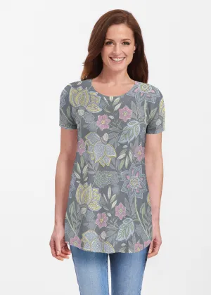 Isabellas Garden (13410) ~ Butterknit Short Sleeve Tunic