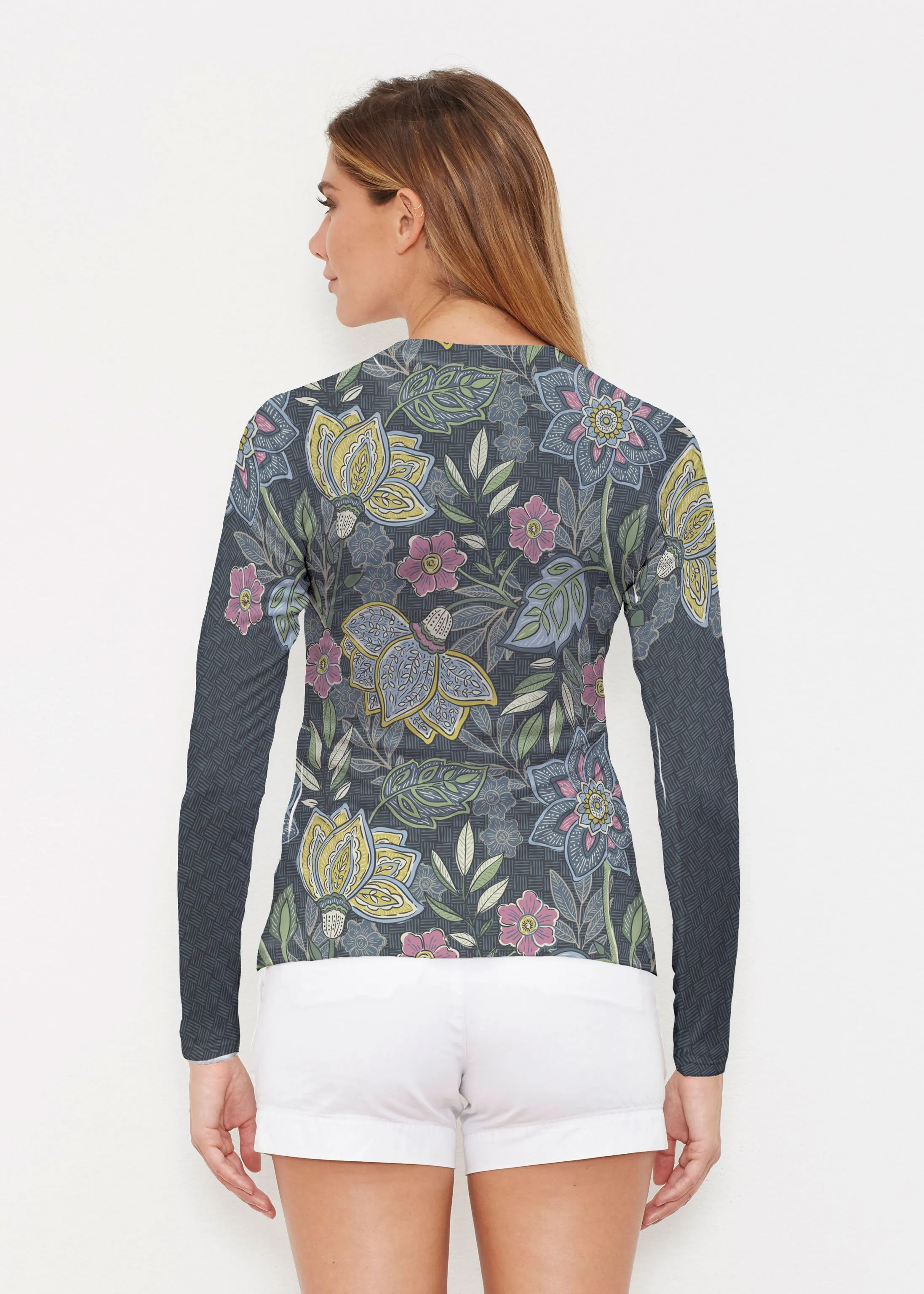 Isabellas Garden (13410) ~ Long Sleeve Rash Guard