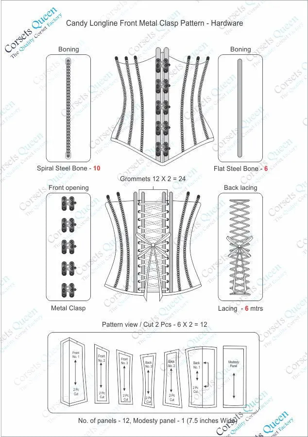 Jianna Longline Underbust Corset