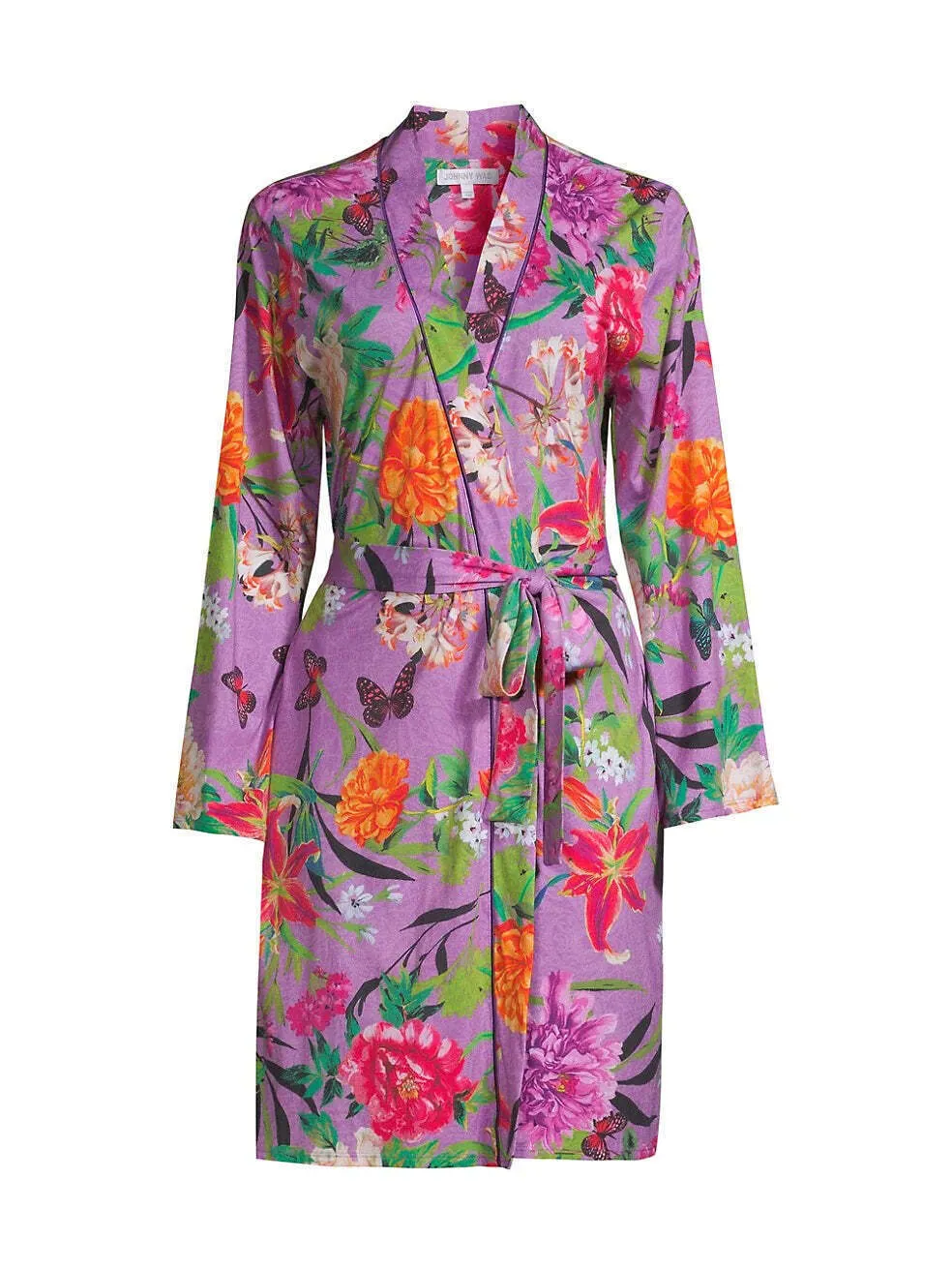 JOHNNY WAS LOUNG 2 PIECE LONG SLEEVE PANT PURPLE GOZA LONG PJ SET NEW XXL EXTRA EXTRA LARGE