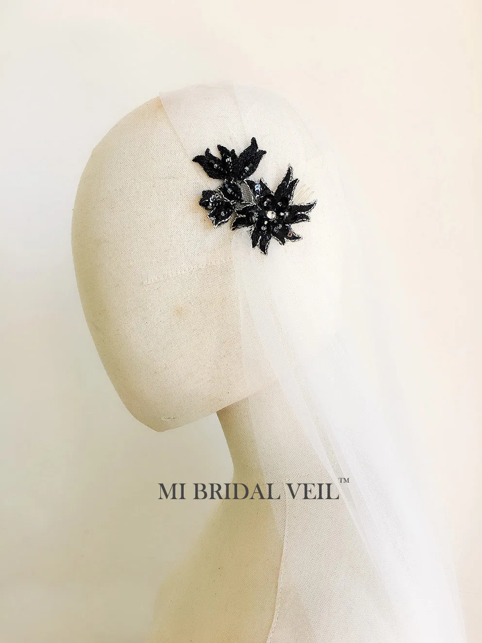 Juliet Cap Veil,  Beaded Cap Wedding Veil, Vintage Wedding Veil
