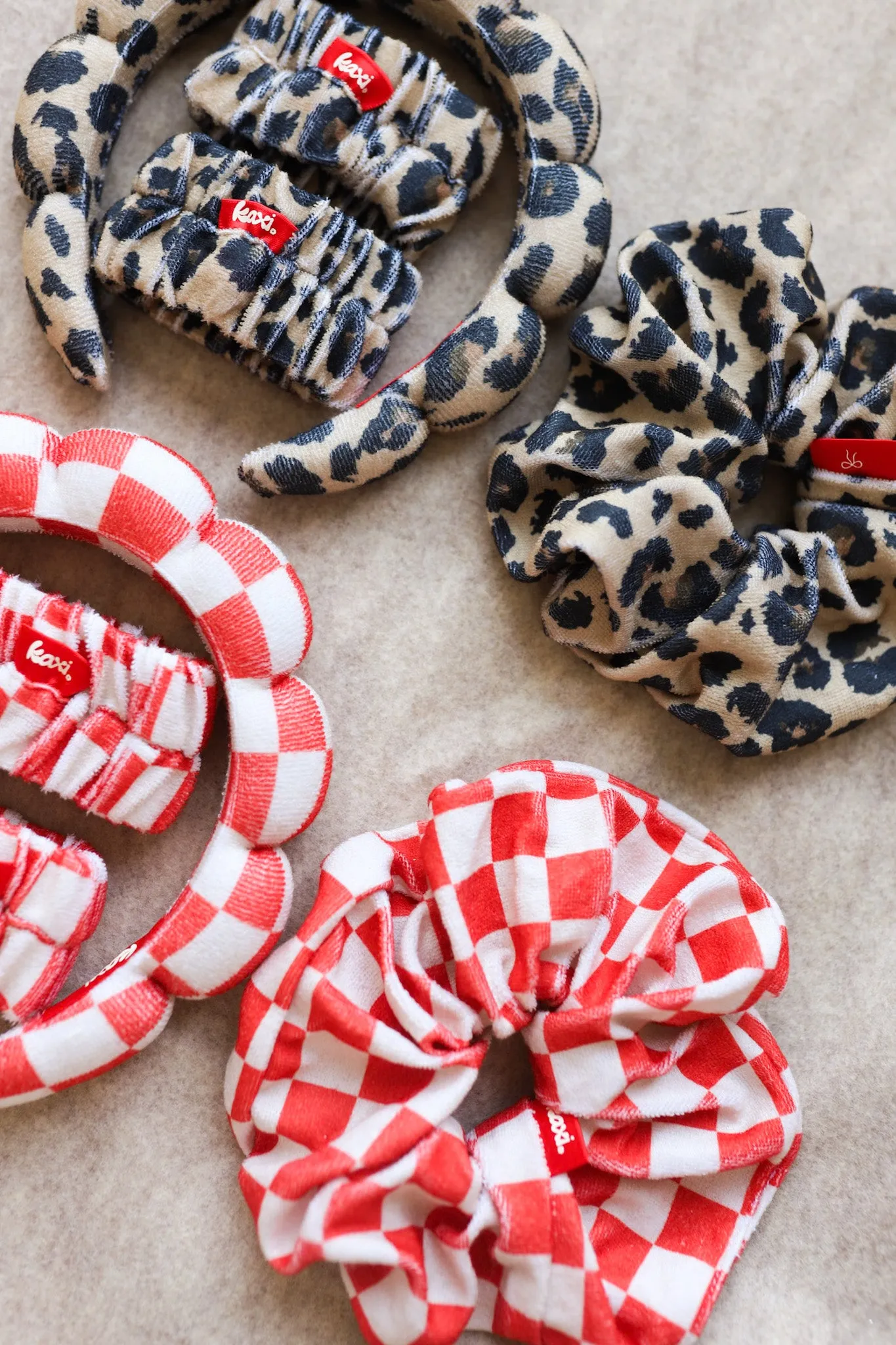 KAXI TOWEL SCRUNCHIES ( 7 PATTERNS )