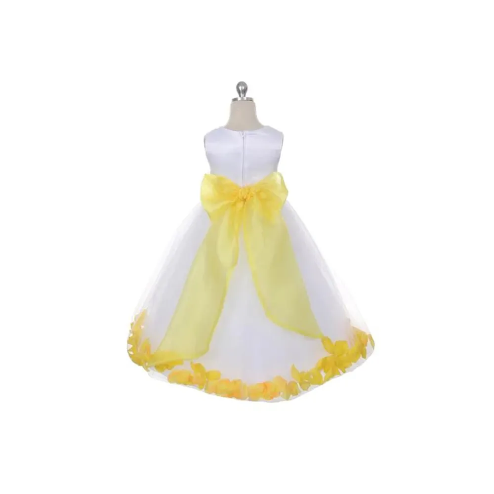 Kenza - Ivory - Optional Petal Colour and Sash