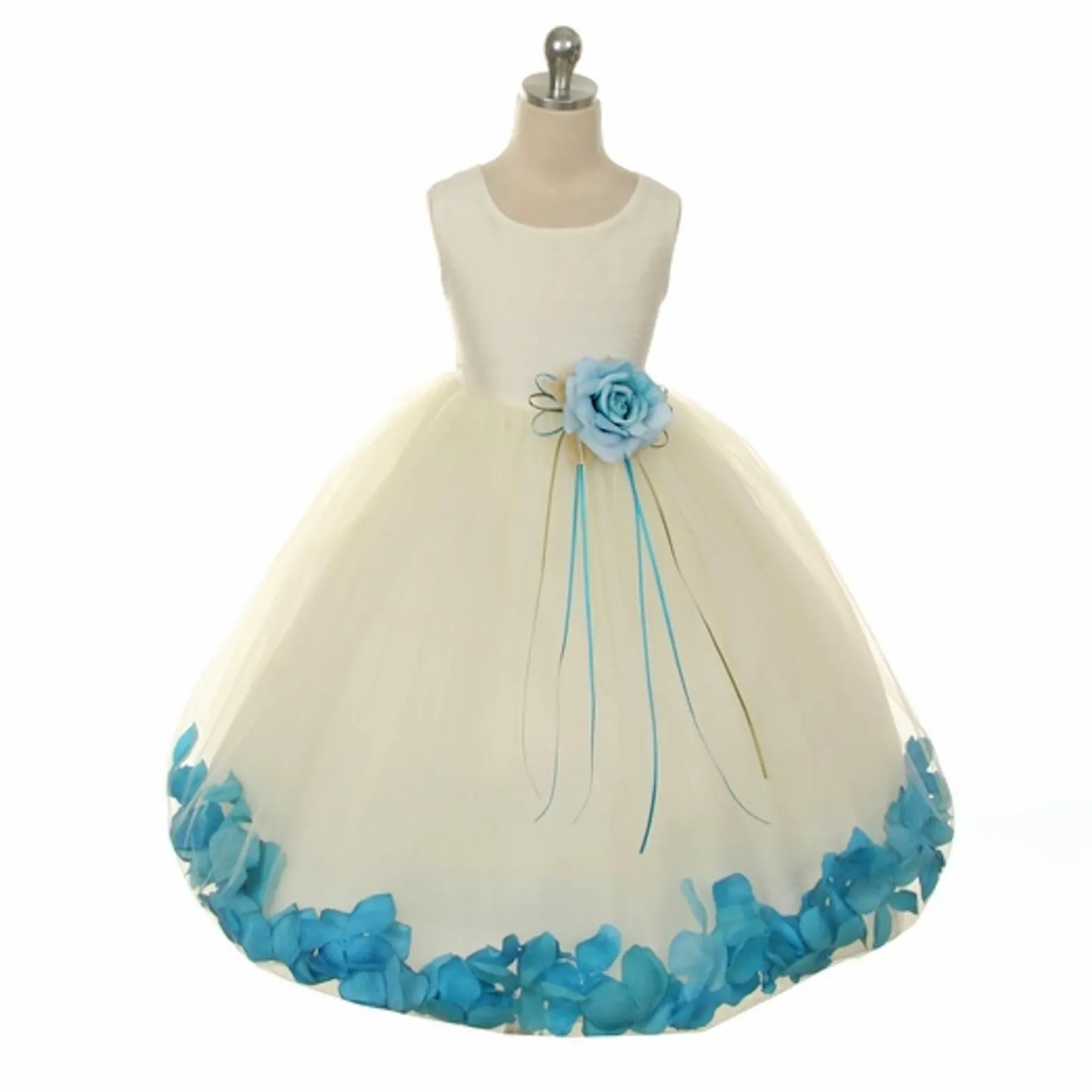 Kenza - Royal Blue Petal Colour and Sash