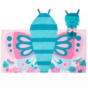 Kids Hooded Towel - Butterfly