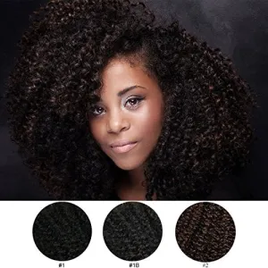 Kinky Curly Clip in Hair Extensions Human Hair Double Weft Top Grade 7A Brazilian unprocessed Virgin Hair Clip-in Hair
