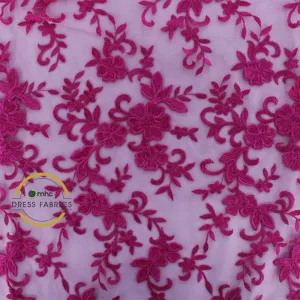 Lace Fabric Cerise 130cm