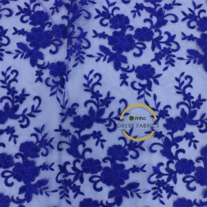 Lace Fabric Royal Blue 130cm