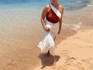 Lattice Skirt, Beach Coverup
