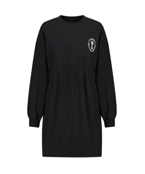 LE SONNET  Easy Fit Sweat Dress - Black