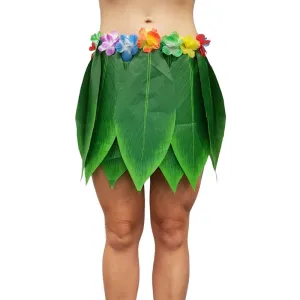 Leaf Skirt with Flowers
