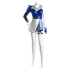 League of Legends LOL Halloween Carnival Suit KDA Ahri The Nine-Tailed Fox Cosplay Costume Women Dress Outfits