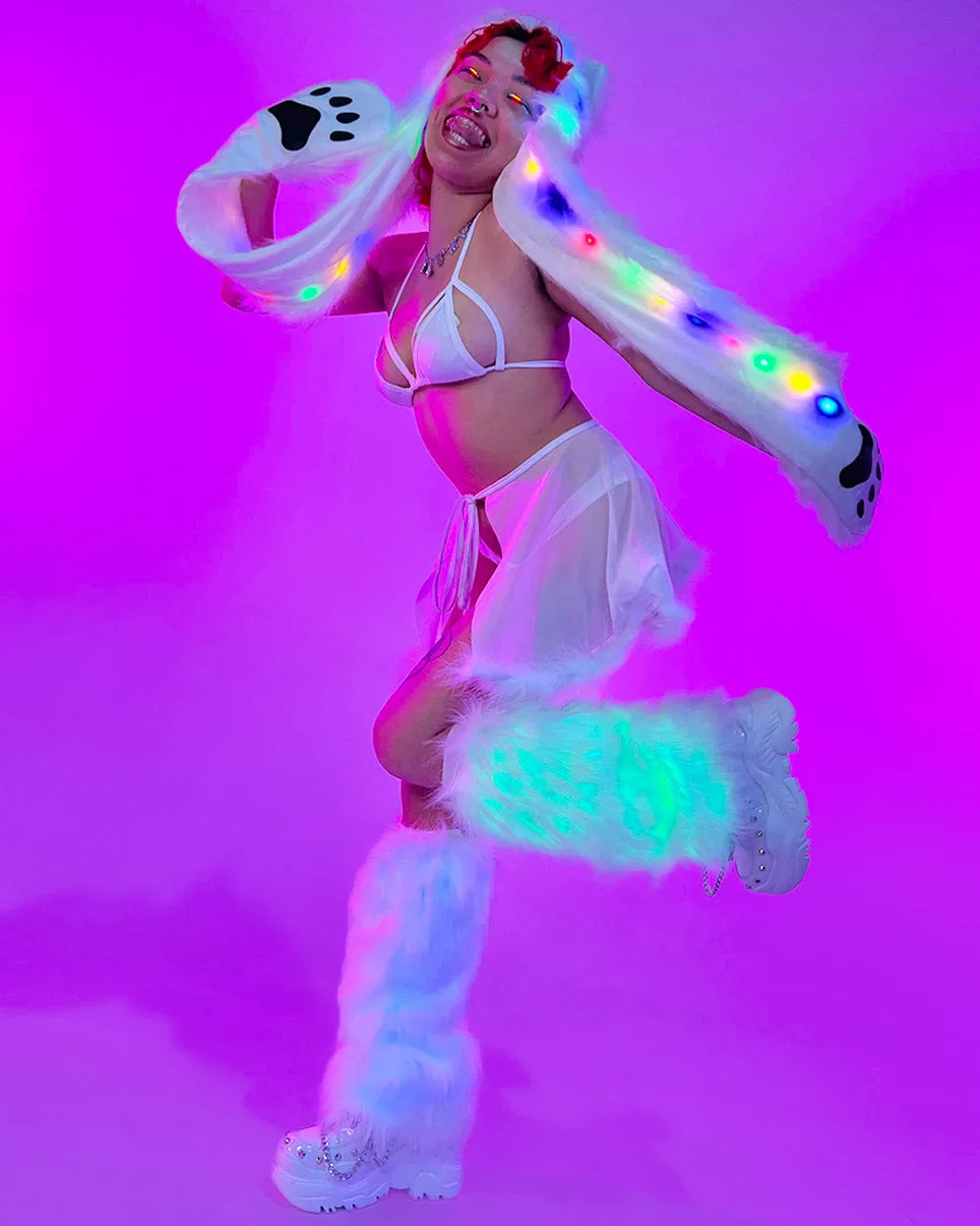 LED Wolf Hood