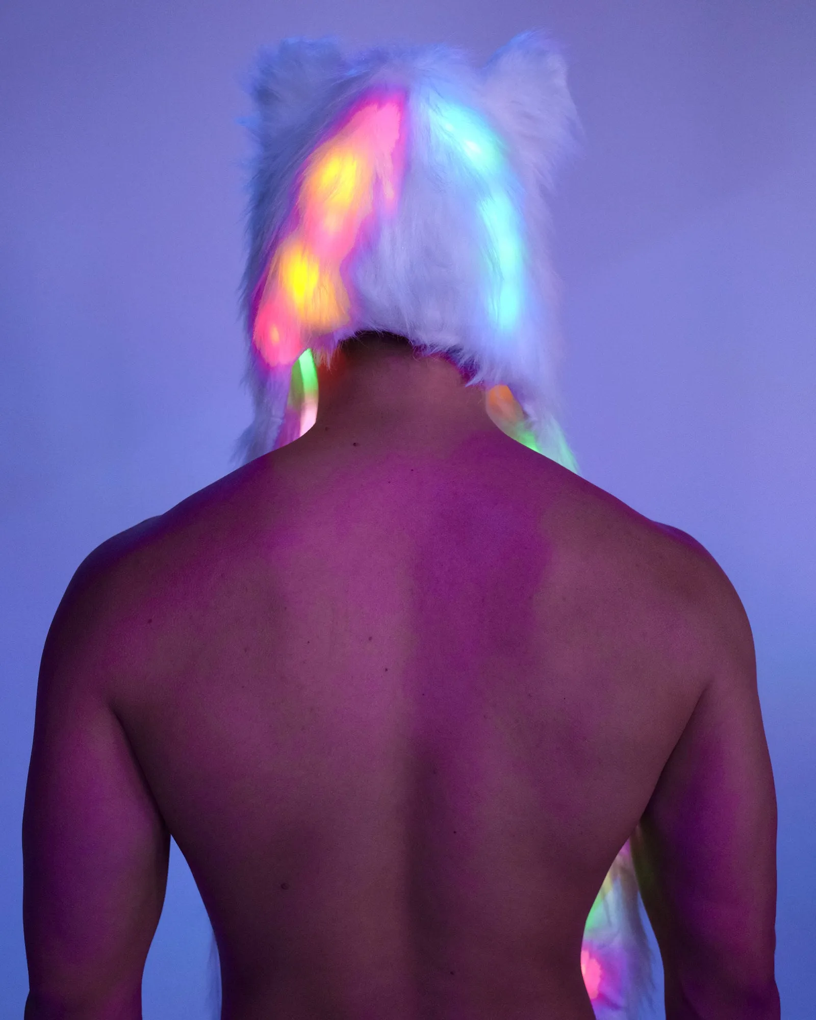LED Wolf Hood
