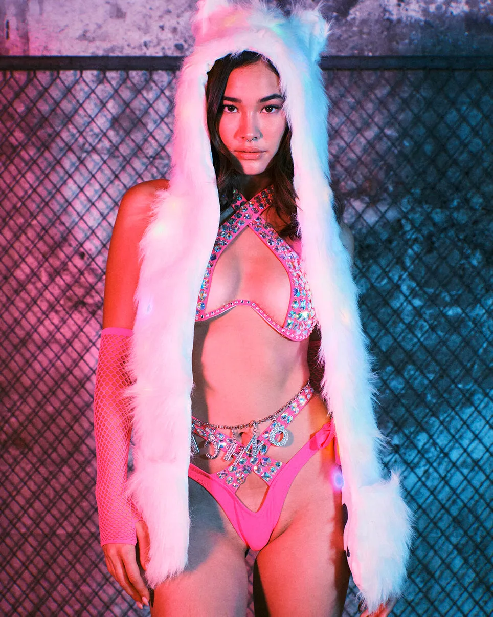 LED Wolf Hood