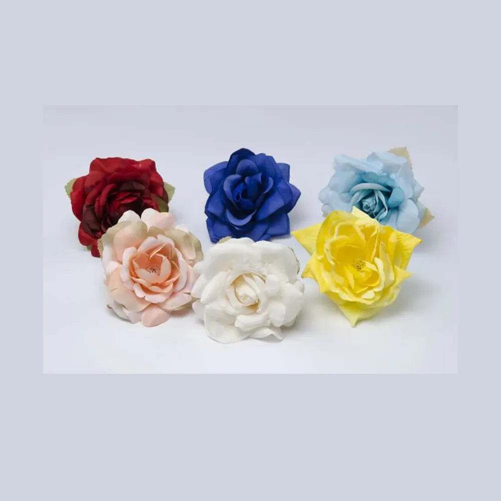 Leilani - Bridal Ivory or White - Dusty Rose Flowers