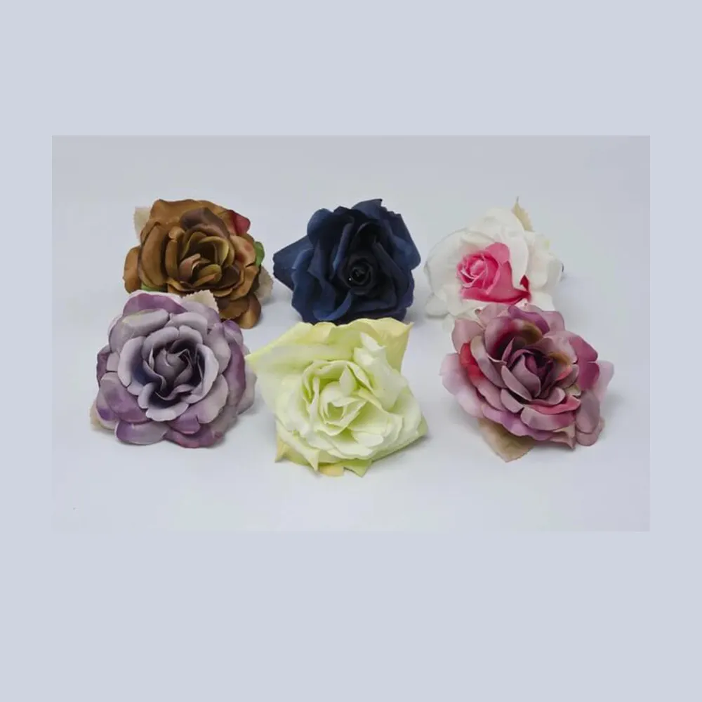 Leilani - Bridal Ivory or White - Red Flowers