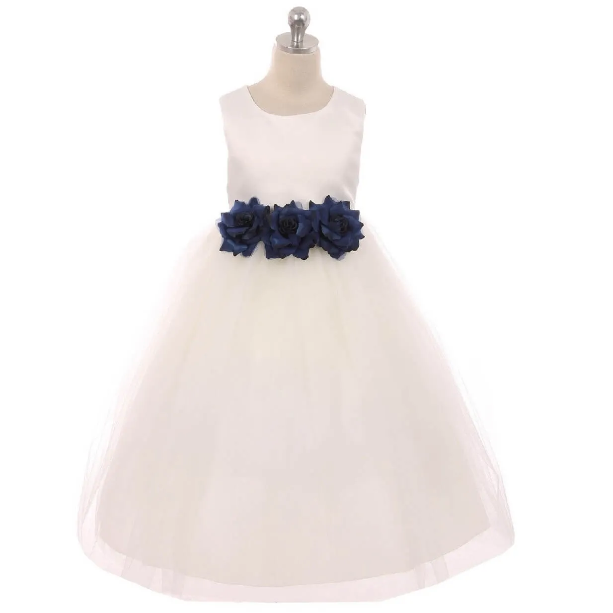 Leilani - White - Coloured Flower Option