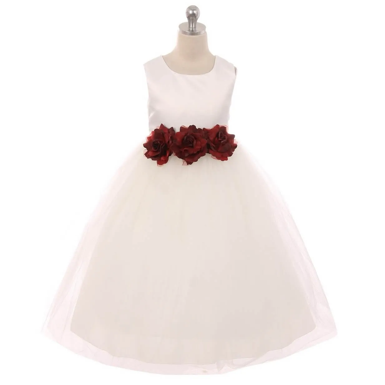 Leilani - White - Coloured Flower Option