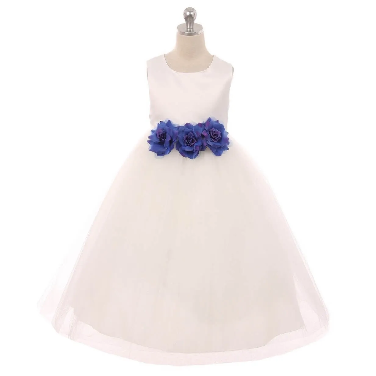 Leilani - White - Coloured Flower Option