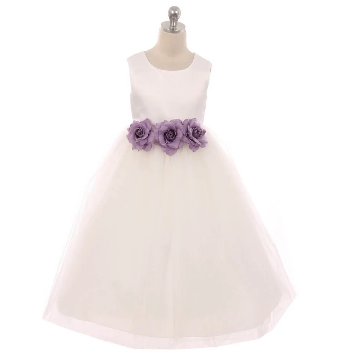 Leilani - White - Coloured Flower Option