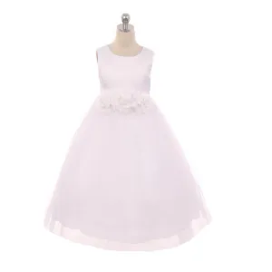 Leilani - White - Coloured Flower Option