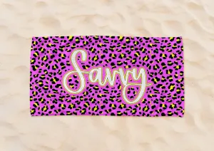 Leopard Beach Towel