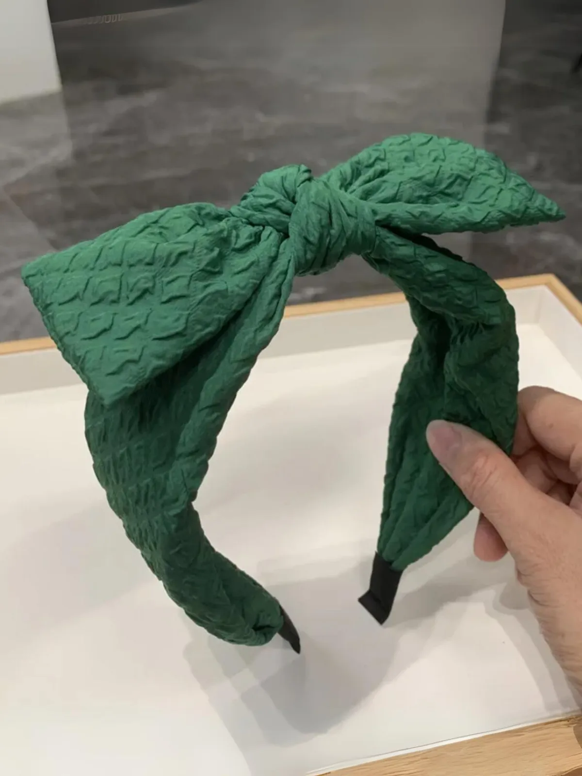 Locks In Luxe Quilted Bowknot Headband