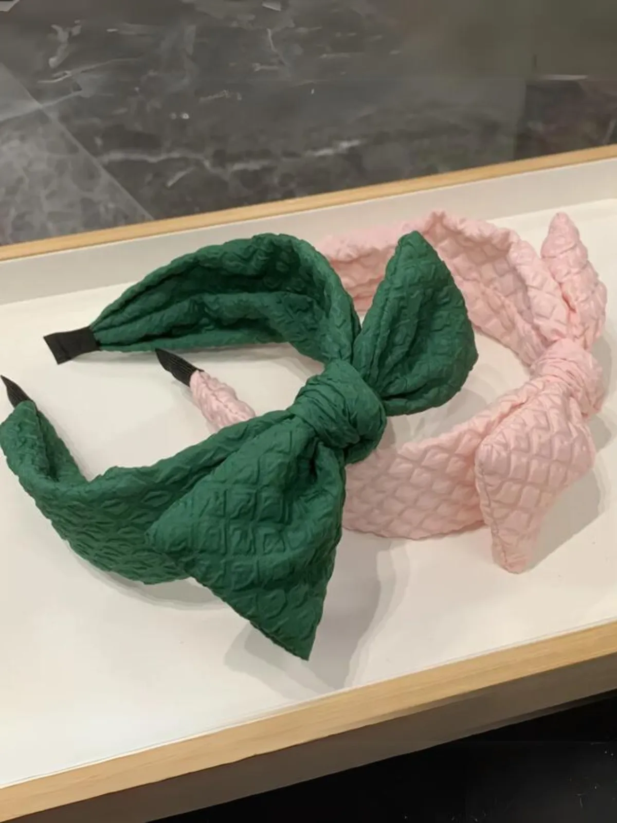 Locks In Luxe Quilted Bowknot Headband
