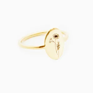 Marigold Ring - October Flower