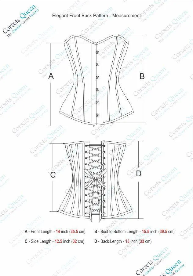 Martina Black Gothic Corset
