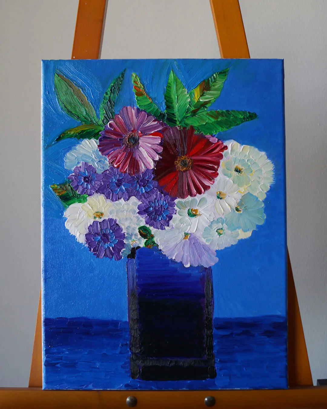 MCG Bouquet With Red Flowers Painting