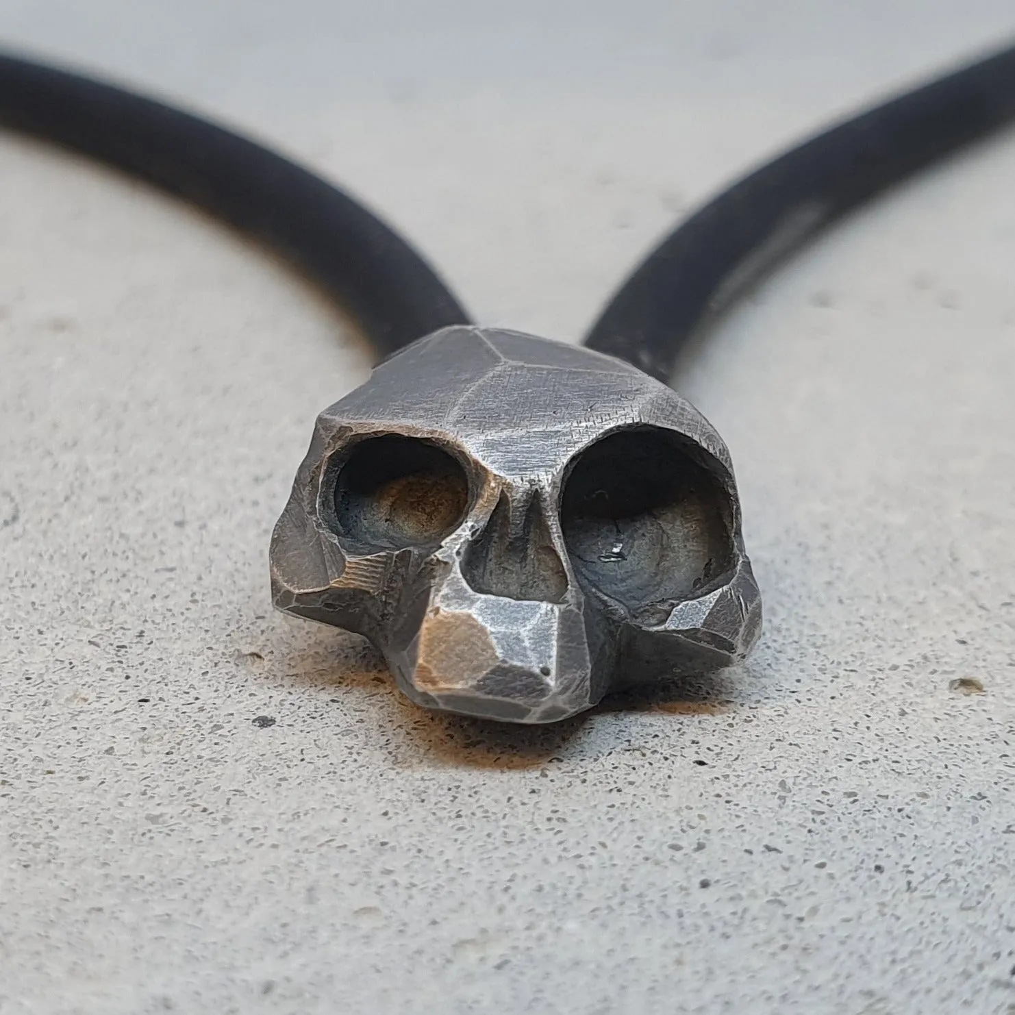 Memento Vivere Skull Pendant