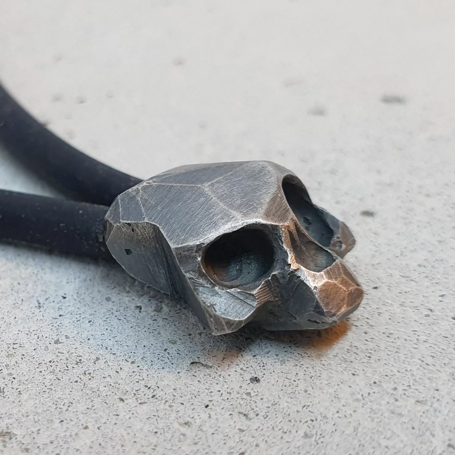Memento Vivere Skull Pendant