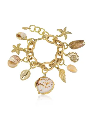Mermaid Tears 18k Gold Plated Bracelet ::RET