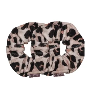 Microfiber Towel Scrunchie - Leopard