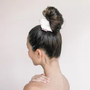 Microfiber Towel Scrunchie - White