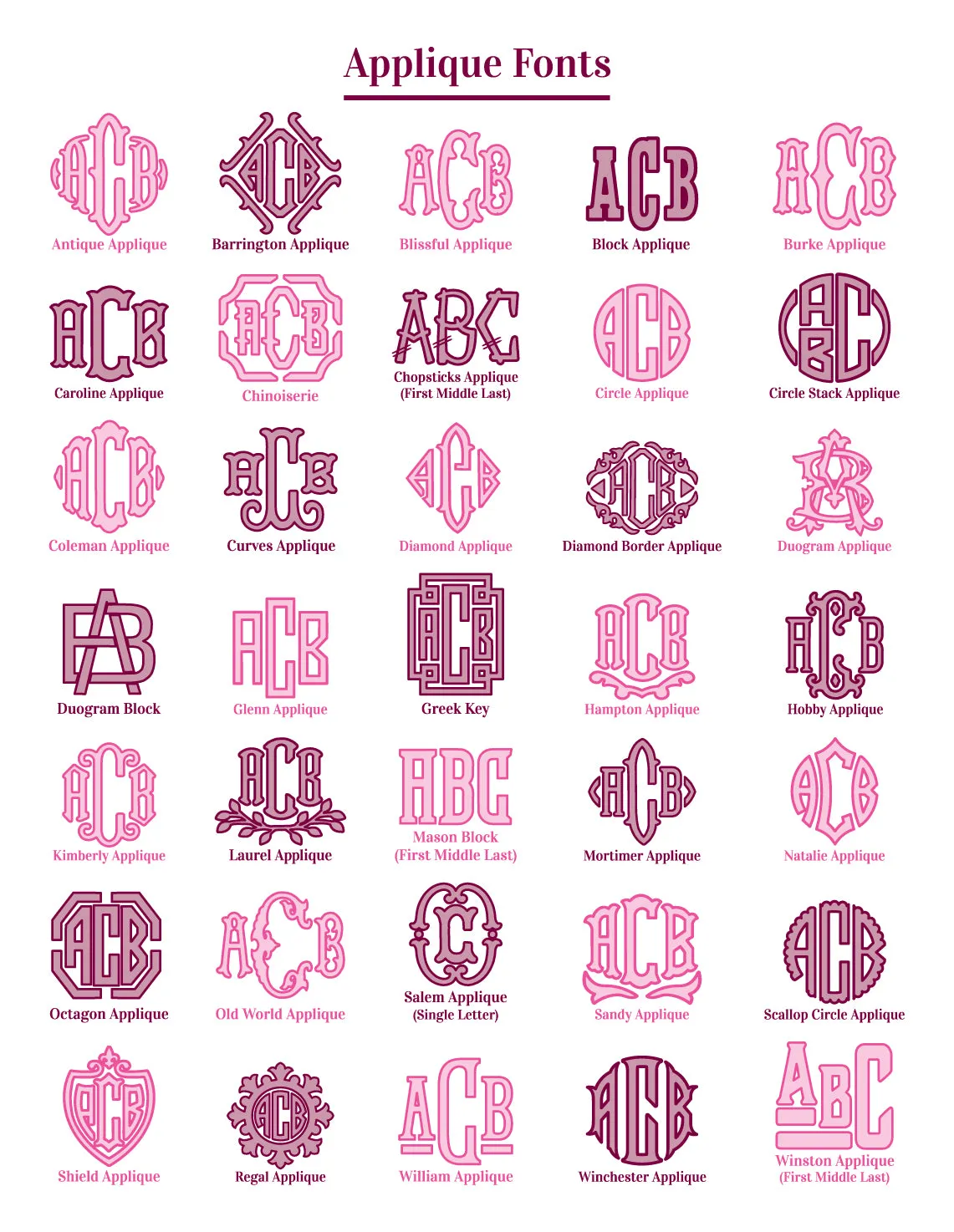 Monogrammed Applique Beach Towel