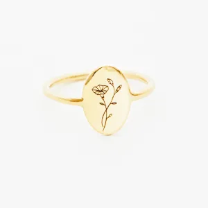 Morning Glory Ring - September Flower