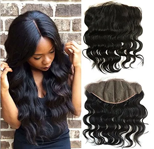 Ms Fenda Hair Straight 13x6 Lace Frontal Closure 100% Raw Remy Virgin Peruvian Human Hair Bleached Knots Ear To Ear Full Lace Frontal Piece With Baby Hair