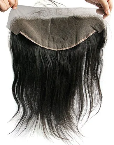 Ms Fenda Hair Straight 13x6 Lace Frontal Closure 100% Raw Remy Virgin Peruvian Human Hair Bleached Knots Ear To Ear Full Lace Frontal Piece With Baby Hair