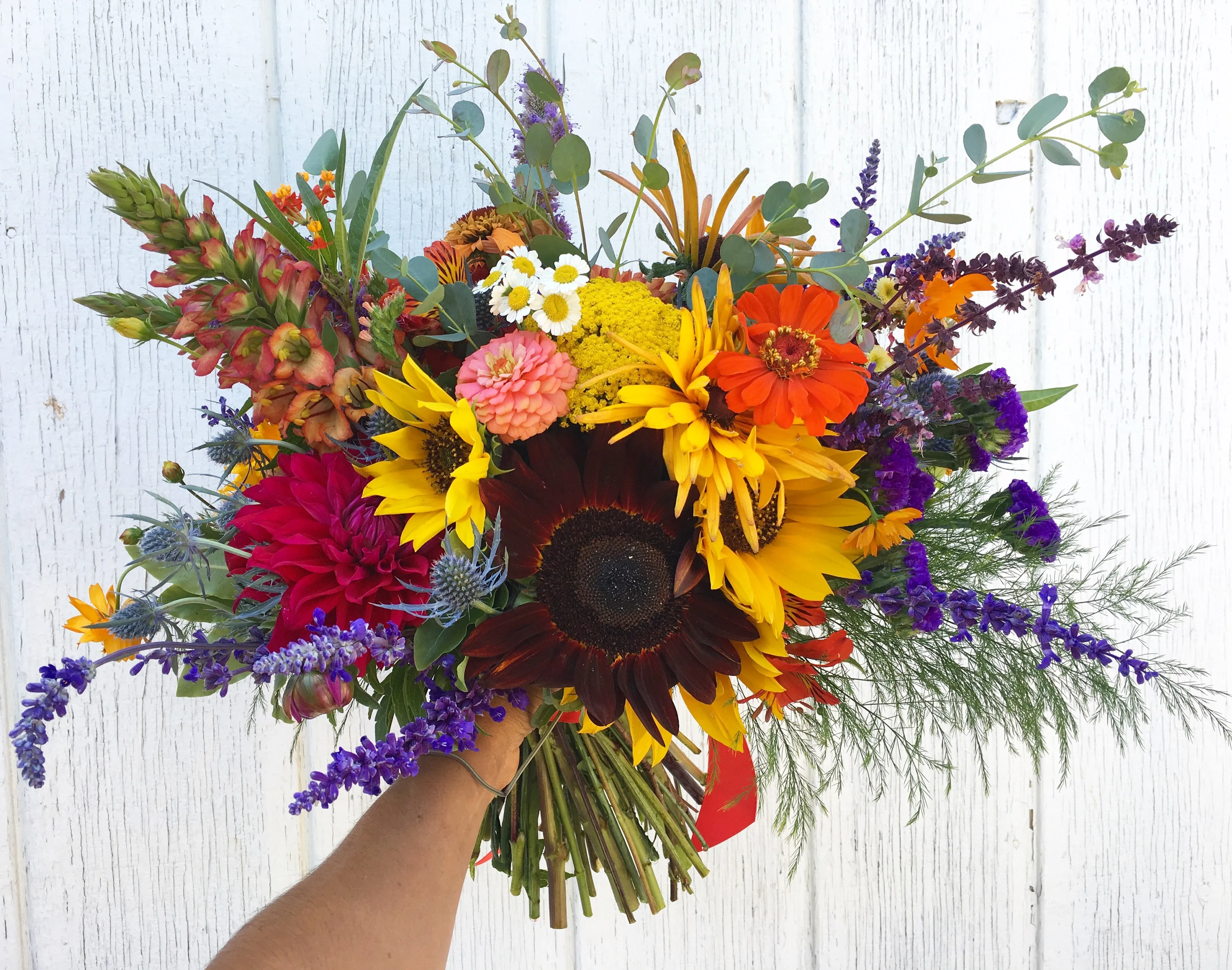 Natural & Rounded Bridal Bouquet, small event order ($1500 minimum)