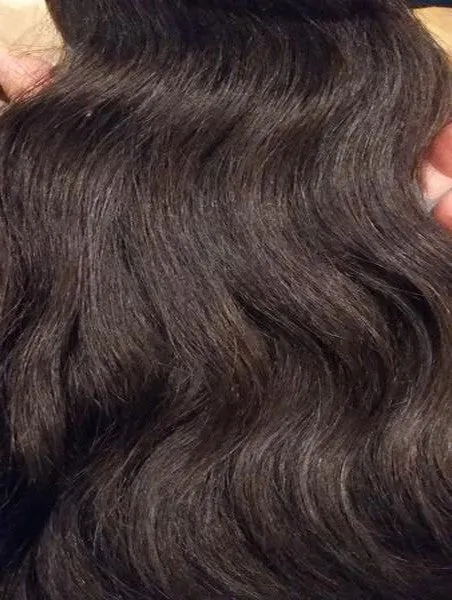 Natural Wavy North Indian Raw Hair Stock Clearance