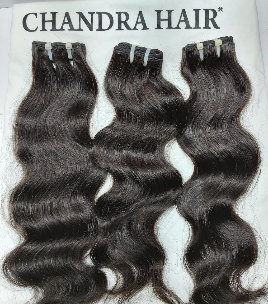Natural Wavy North Indian Raw Hair Stock Clearance