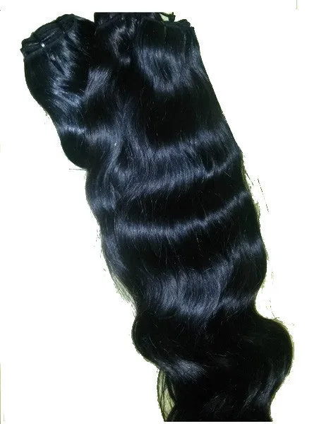 Natural Wavy North Indian Raw Hair Stock Clearance