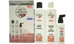 Nioxin System Kit 3 Cleanser, Scalp Therapy, Scalp Treatment (10 10 3oz) 3pc -V