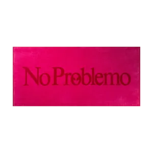 No Problemo Beach Towel Pink